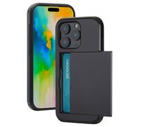 imoshion imoshion Coque arrière avec porte-cartes pour iPhone 16 Pro Noir Noir