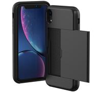 imoshion imoshion Coque arrière avec porte-cartes pour iPhone Xr Noir Noir
