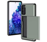 Coque arrière avec porte-cartes Samsung Galaxy S20 FE Vert foncé iMOSHION®
