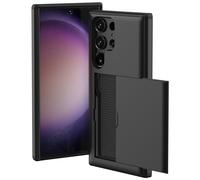 imoshion Coque arrière avec porte-cartes pour Samsung Galaxy S23 Ultra - Noir