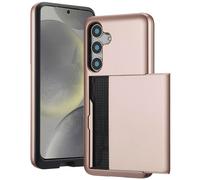 imoshion Coque arrière avec porte-cartes pour Samsung Galaxy S25 - Rose Doré