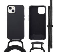 imoshion Coque arrière Color avec cordon amovible et MagSafe pour Apple iPhone 14 - Noir