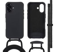 imoshion imoshion Coque de couleur avec cordon amovible MagSafe iPhone 16 Black Noir