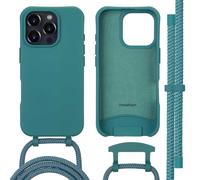 imoshion imoshion Coque arrière Color avec cordon amovible et MagSafe iPhone 16 Pro Max Vert foncé Vert foncé