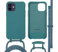 imoshion imoshion Coque arrière Color avec cordon amovible et MagSafe pour iPhone 12 (Pro) Vert foncé Vert foncé