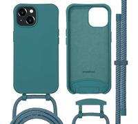 imoshion imoshion Coque arrière Color avec cordon amovible et MagSafe pour iPhone 15 Vert foncé Vert foncé