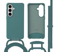 imoshion Coque arrière Color avec cordon amovible et MagSafe pour Samsung Galaxy S26 - Dark Green