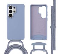imoshion Coque arrière Color avec cordon amovible et MagSafe pour Samsung Galaxy S26 Ultra - Ash Blue