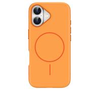 imoshion Coque arrière Color avec Thin MagSafe Ring pour Apple iPhone 16 - Orange