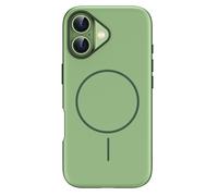 imoshion Coque arrière Color avec Thin MagSafe Ring pour Apple iPhone 16 - Vert foncé