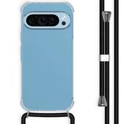 imoshion imoshion Coque arrière Transparente avec cordon Google Pixel 9 / 9 Pro Noir Transparent