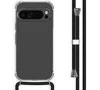 imoshion imoshion Coque arrière Transparente avec cordon Google Pixel 9 Pro XL Noir Transparent