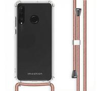 imoshion imoshion Coque arrière Transparente avec cordon Huawei P30 Lite Rose Doré Transparent