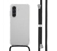imoshion imoshion Coque arrière Transparente avec cordon pour Samsung Galaxy A18 (4G) / A17 (4G/5G) Noir Transparent