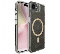 imoshion imoshion Coque arrière Transparente Pailletée avec MagSafe iPhone 17e / 16e Doré Dorée