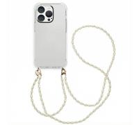 imoshion imoshion Coque avec dragonne + bracelet Perles iPhone 15 Pro Transparent Transparent