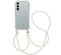 imoshion Coque avec dragonne + ?bracelet - Perles pour Samsung Galaxy A54 (5G) - Transparent