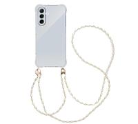 imoshion Coque avec dragonne + bracelet - Perles pour Samsung Galaxy A56 - Transparent