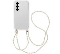 imoshion Coque avec dragonne + ?bracelet - Perles pour Samsung Galaxy S24 Plus - Transparent