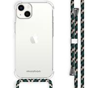 imoshion imoshion Coque avec dragonne iPhone 14 Plus Green Multi Color Transparent
