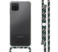 imoshion imoshion Coque avec dragonne Samsung Galaxy A12 Green Multi Color Transparent