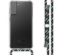 imoshion imoshion Coque avec dragonne Samsung Galaxy S21 FE Green Multi Color Transparent