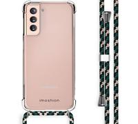 imoshion imoshion Coque avec dragonne Samsung Galaxy S21 Green Multi Color Transparent