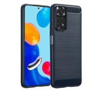 imoshion imoshion Coque Brushed Xiaomi Redmi Note 11 (4G) / Note 11S (4G) Bleu foncé Bleu foncé