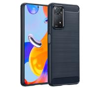 imoshion imoshion Coque Brushed Xiaomi Redmi Note 11 Pro Bleu foncé Bleu foncé