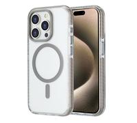 imoshion imoshion Coque Combat MagSafe iPhone 15 Pro Gris Transparent