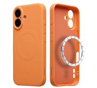 imoshion Coque Couleur avec MagSafe pour Apple iPhone 16 - Orange