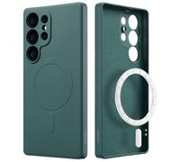 imoshion Coque Couleur avec MagSafe pour Samsung Galaxy S25 Ultra - Vert foncé