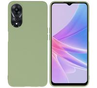 Coque pour Oppo A78 (4G) en silicone Olive Vert