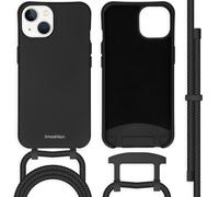 imoshion Coque de couleur avec cordon amovible pour Apple iPhone 13 - Noir