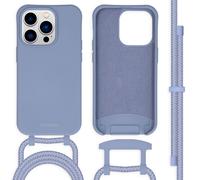 imoshion imoshion Coque de couleur avec cordon amovible iPhone 14 Pro Ash Blue Bleu