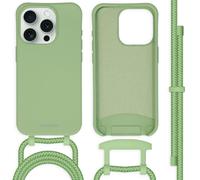 imoshion Coque de couleur avec cordon amovible pour Apple iPhone 15 Pro - Vert
