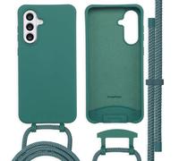 imoshion Coque de couleur avec cordon amovible pour Samsung Galaxy A36 / A56 - Vert foncé