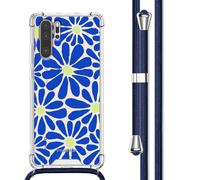 imoshion imoshion Coque Design avec cordon Huawei P30 Pro Cobalt Blue Flowers Connect Multicolore