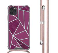 imoshion imoshion Coque Design avec cordon iPhone 11 Pro Bordeaux Graphic Multicolore