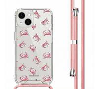 imoshion imoshion Coque Design avec cordon iPhone 13 Crab Watercolor Multicolore