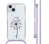 imoshion imoshion Coque Design avec cordon iPhone 15 Sandstone Dandelion Multicolore