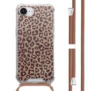 imoshion imoshion Coque Design avec cordon iPhone 17e / 16e Leopard Mood Multicolore