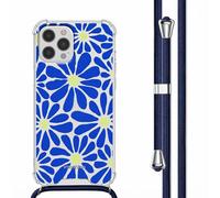 imoshion imoshion Coque Design avec cordon pour iPhone 12 Pro Max Cobalt Blue Flowers Connect Multicolore