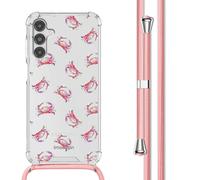 imoshion imoshion Coque Design avec cordon Samsung Galaxy A14 (5G/4G) Crab Watercolor Multicolore