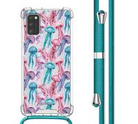 imoshion imoshion Coque Design avec cordon Samsung Galaxy A41 Jellyfish Watercolor Multicolore