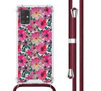 imoshion imoshion Coque Design avec cordon Samsung Galaxy A51 Flower Water Multicolore