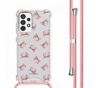 imoshion imoshion Coque Design avec cordon Samsung Galaxy A53 Crab Watercolor Multicolore