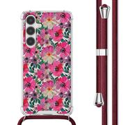 imoshion imoshion Coque Design avec cordon Samsung Galaxy S24 Flower Water Multicolore