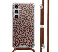 imoshion imoshion Coque Design avec cordon Samsung Galaxy S24 Leopard Mood Multicolore