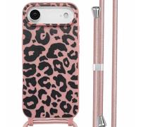 imoshion imoshion Coque design en silicone avec cordon iPhone Air Animal Pink Multicolore